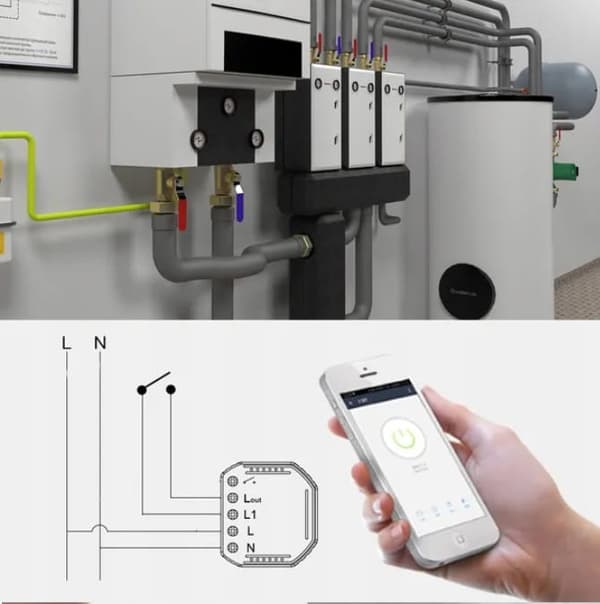 Zigbee Tuya spændingsfri ovncontroller