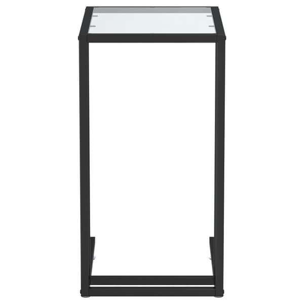 vidaXL Datorbord transparent 50x35x65 cm