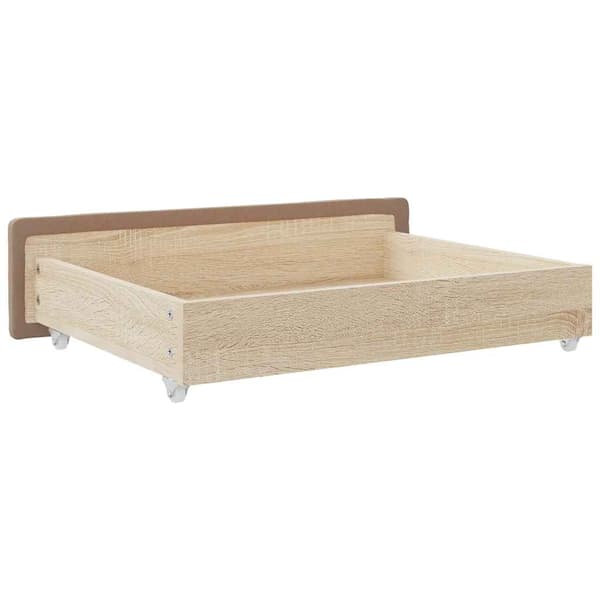 vidaXL skuffer under sengen, 2 stk., cappuccino