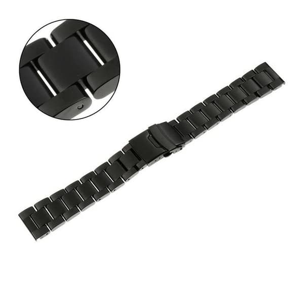 PACIFIC ARMBÅND 20 MM PVD SORT GR2 MODEL 3