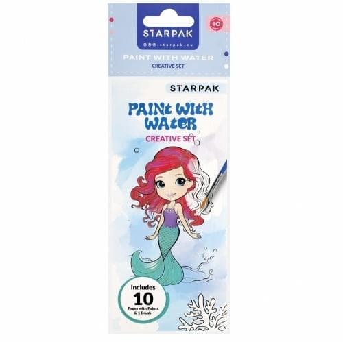 Luova vesivärimaalaussetti + sivellin
