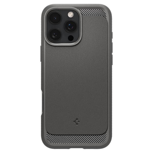 Spigen Rugged Armor-skal till iPhone 16 Pro Max Grå/Grå