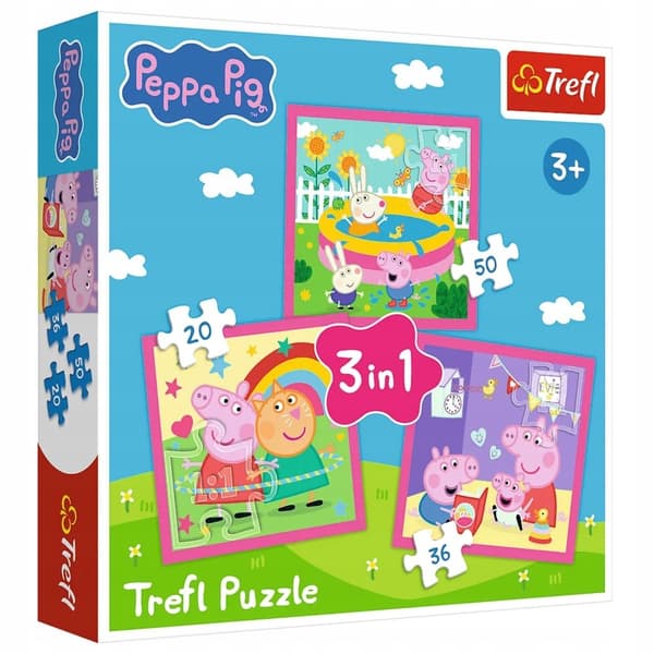 3-in-1 PALAPELI PEPPA JA YSTÄVÄT 34873