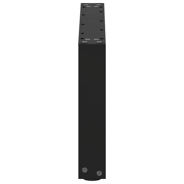 vidaXL sofabordsben, 2 stk., sort, 60x(30-31) cm, stål
