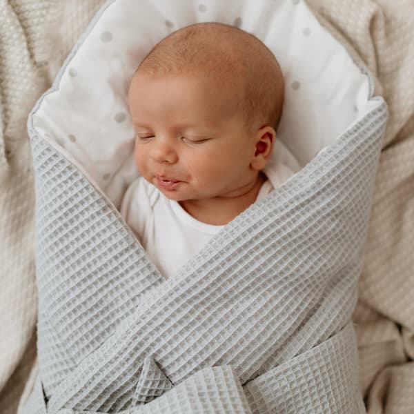 Baby Svøb Wrap Wafer Pink