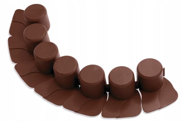 Havepalisade med krave IPAL7 | Brun