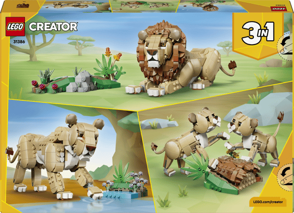 LEGO Creator Vilde Dyr: Stolt Løve 839 dele (31386)