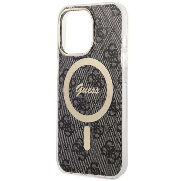 Guess IML 4G MagSafe-etui til iPhone 13 Pro / 13, sort