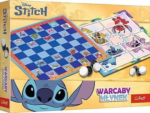 Lilo&Stitch TREFL Damspel och kvarn