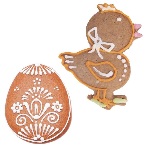 Stålkonfektyrutform / pepparkaksutform påsk 6 st.