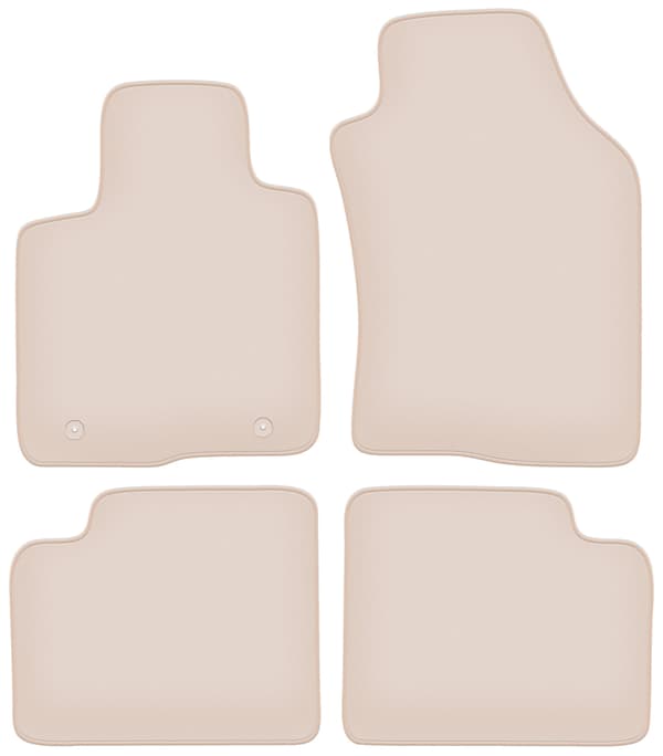 PREMIUM beige gulvmåtter til: Lancia Ypsilon III hatchback 2011-