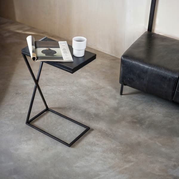 Dit Loft Design Monte sidebord 40x25x60cm sort metal