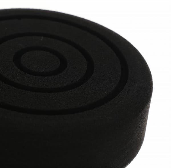 Polersvamp 150 mm sort