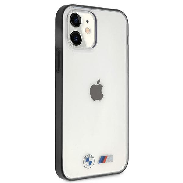 BMW Sandblast-etui til iPhone 12 mini, gennemsigtig