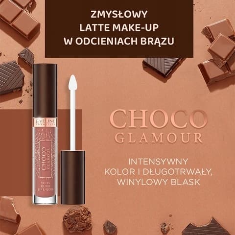 Eveline Choco Glamour Vinyl Lipgloss 02 Deep Cherry 4,5 ml