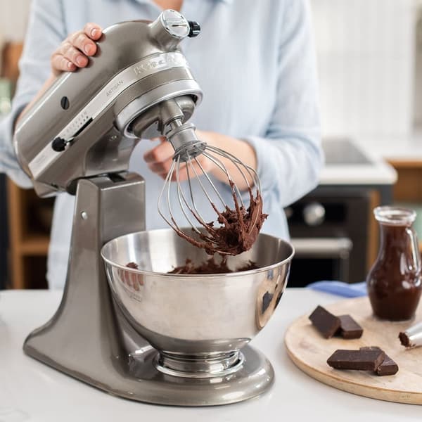 KitchenAid Artisan 5KSM175 4,8L Mixer KitchenAid Farve: Sølv Ask