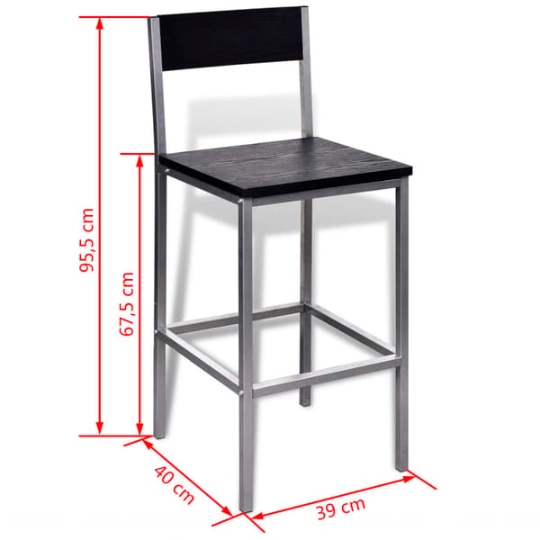 Højt køkkenbord + stole
