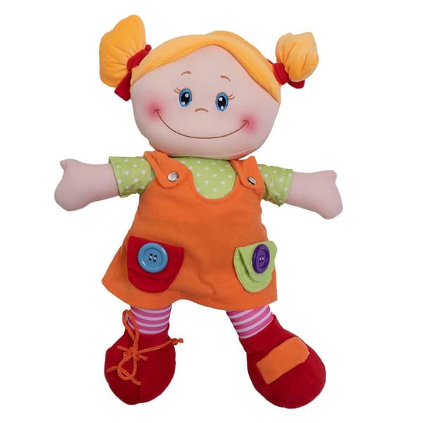 Orange pige-krammedyr