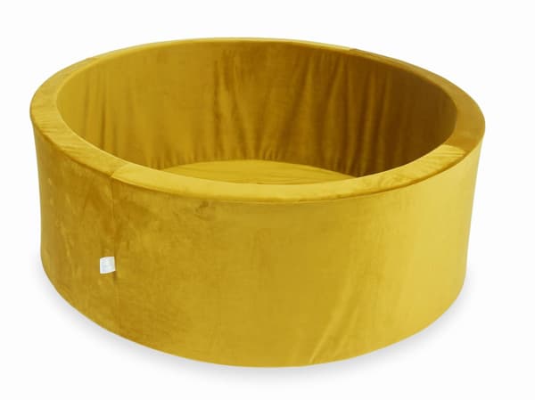 Tør pool 110x40 fløjl guld uden bolde