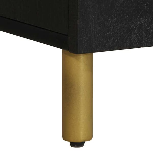 vidaXL TV-bord, sort, 105x33x46 cm