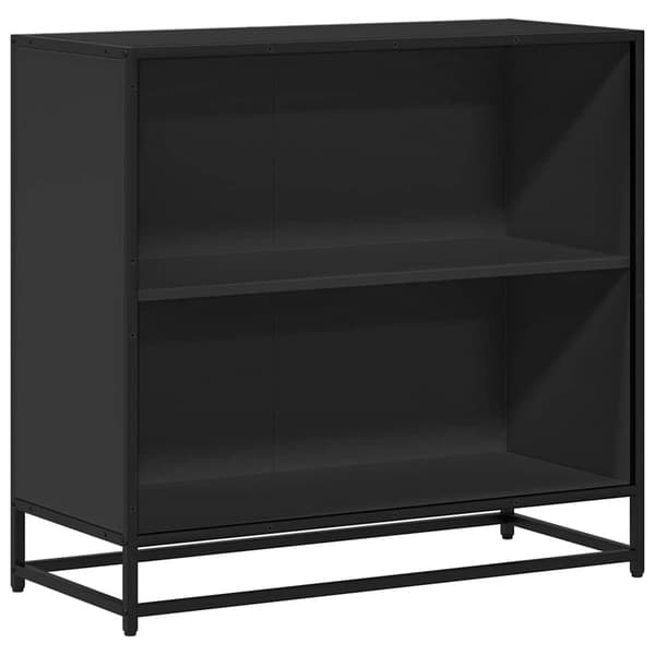 vidaXL bogreol, sort, 80,5x35x76 cm