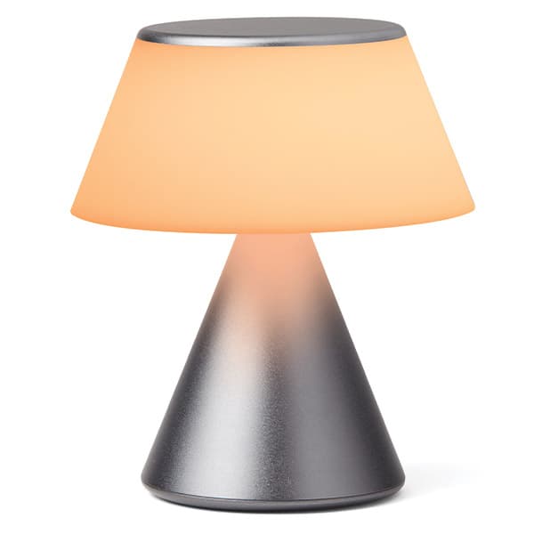 Lexon Luma M LED-lamppu tummanharmaa