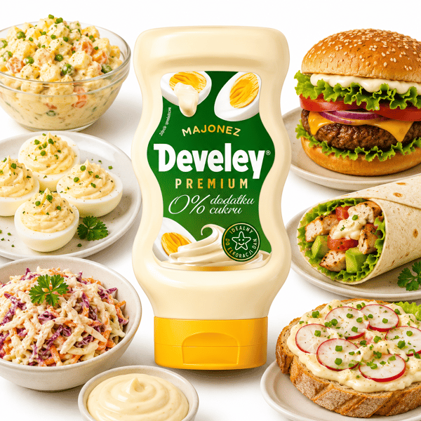 DEVELEY | Sockerfri majonnäs | 410 ml