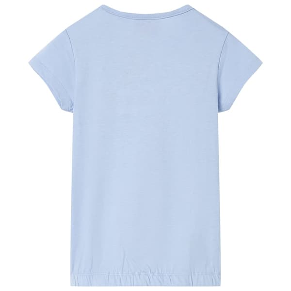 Barn-T-shirt, blå, 92