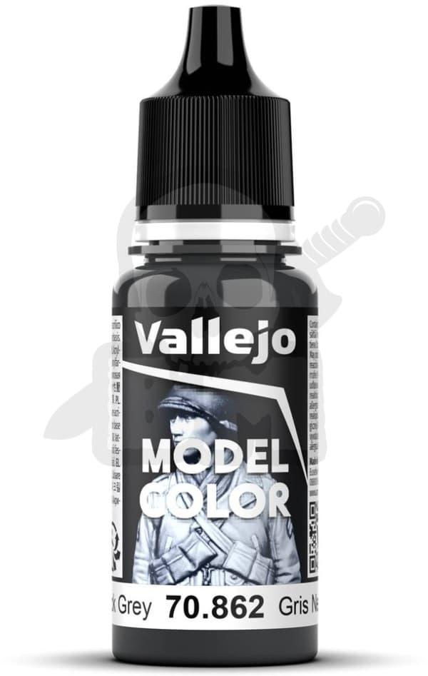 VALL-70862 Malli Väri 17ml Musta Harmaa