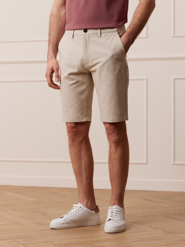 BEIGE TAMNEY SHORTS 36