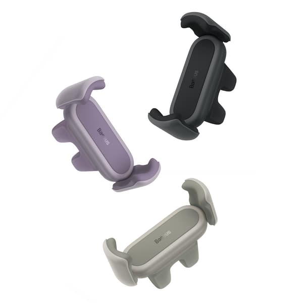 Steel Cannon 2 smartphone-holder til luftventil, sort