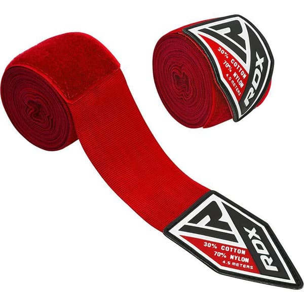 RDX Boxningslindor - HWX Bandager Röda 4,5m