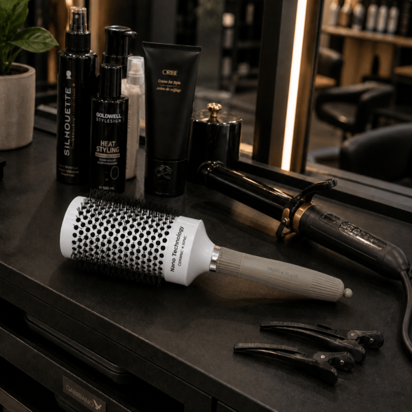Keramisk termisk stylingborste med jonisering 65 mm NANO techno