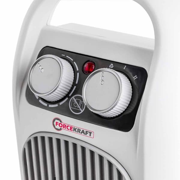 VARMEVENTILATOR ELEKTRISK Termostatsøjle 2000W