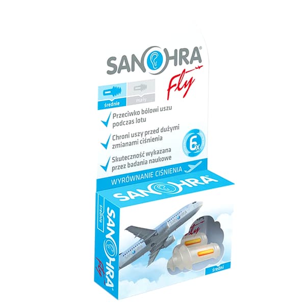 Sanohra Fly Ørepropper til Voksne - 1 Par