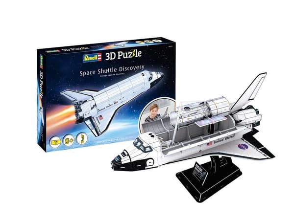 3D-palapeli 126 Avaruussukkula Discovery