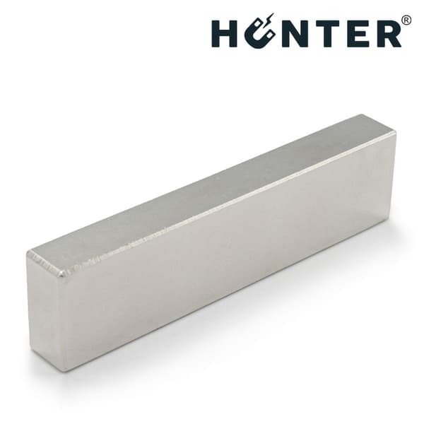 NEODYMIUM PLADE MAGNET 80x20x10mm, stærk, stang, rektangulær, HUNTER