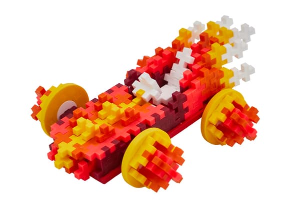 Mini rørformede byggeklodser - Brandbil (200 dele)