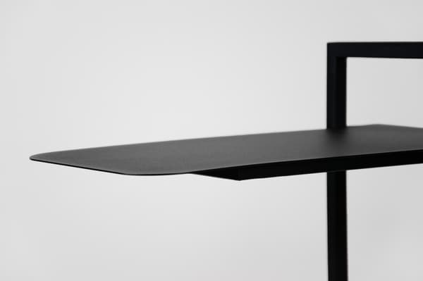Laptopbord Side Sofa Natbord Loft Sort Metal Annecy