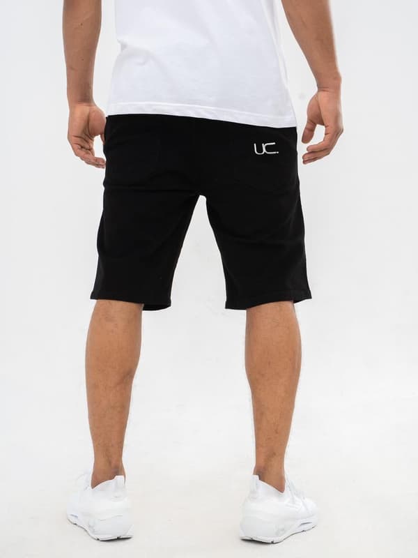 Herreshorts i sort med UrbanCity UC-logo, M