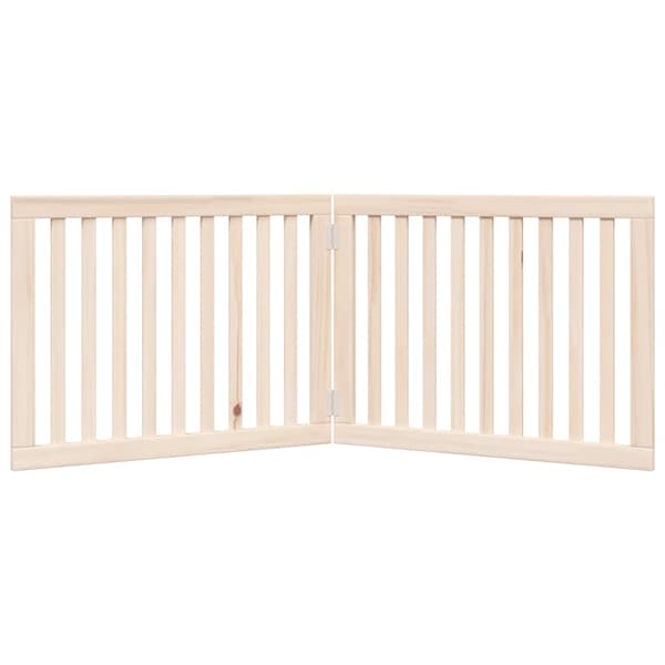 vidaXL foldbart sikkerhedsgitter til hunde, 2 paneler, 160 cm