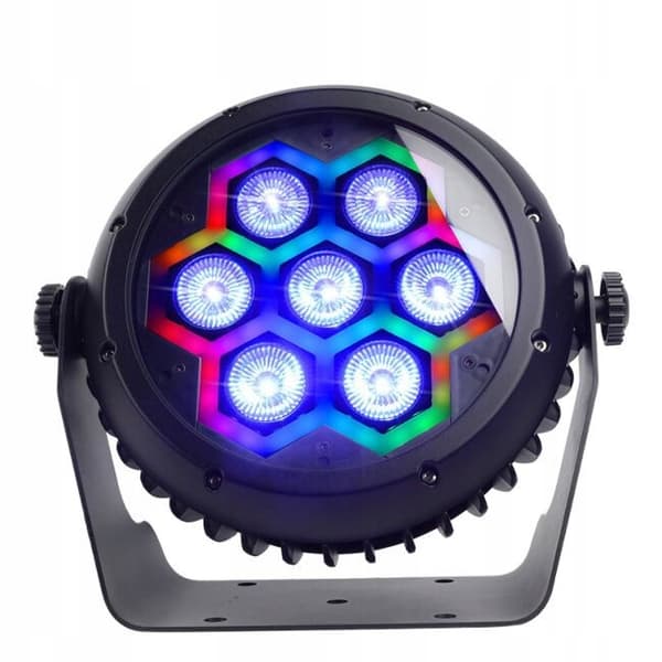 LIGHT4ME ram PAR IP65 7x10W LED rgbw