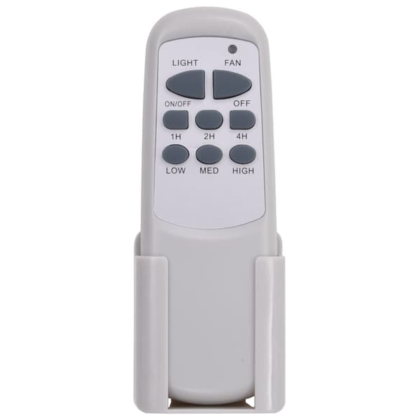 vidaXL loftsventilator med lampe 128 cm hvid