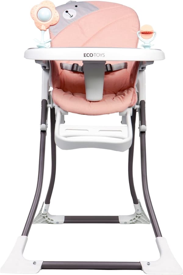 EcoToys Hopfällbar Barnstol Rosa