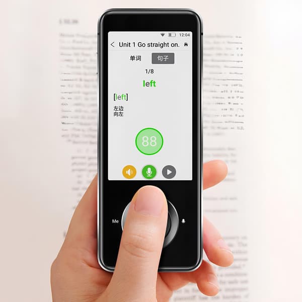 Smart Translator M9 Bærbar Oversætter, 107 Sprog, Wi-Fi, Bluetooth