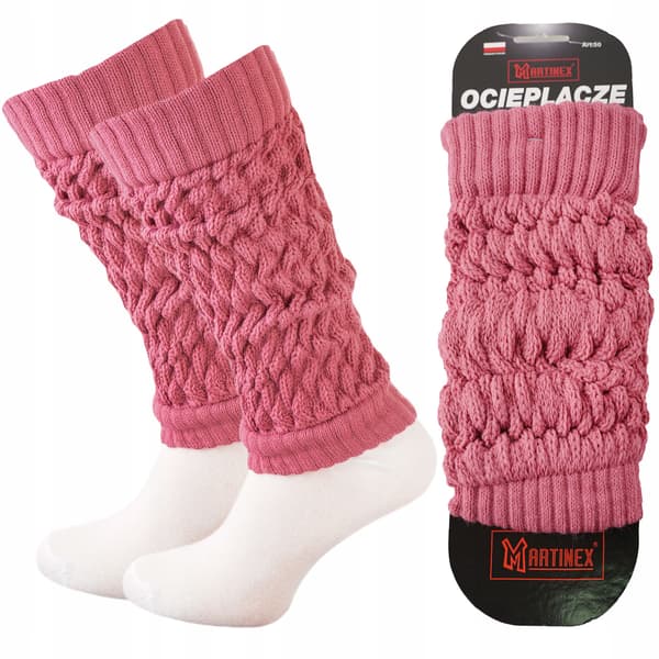 Martinex elastiske vinterlægvarmere til kvinder, pink