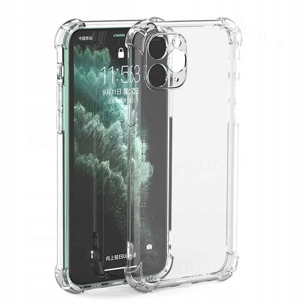 Etui til IPHONE 11 Pro Max STØDFORSTÆRKET BAGSIDER + GLAS