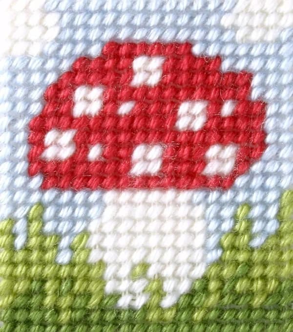 Broderi. Mit første broderi - Paddehat