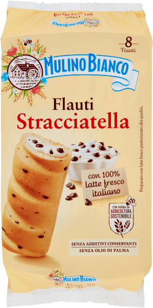 KermakeksitFlauti Stracciatella 280g - Mulino Bianco