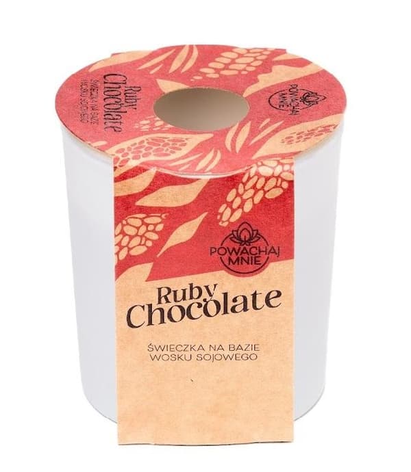 Smell Me Ruby Chokolade Hvid Soja Stearinlys